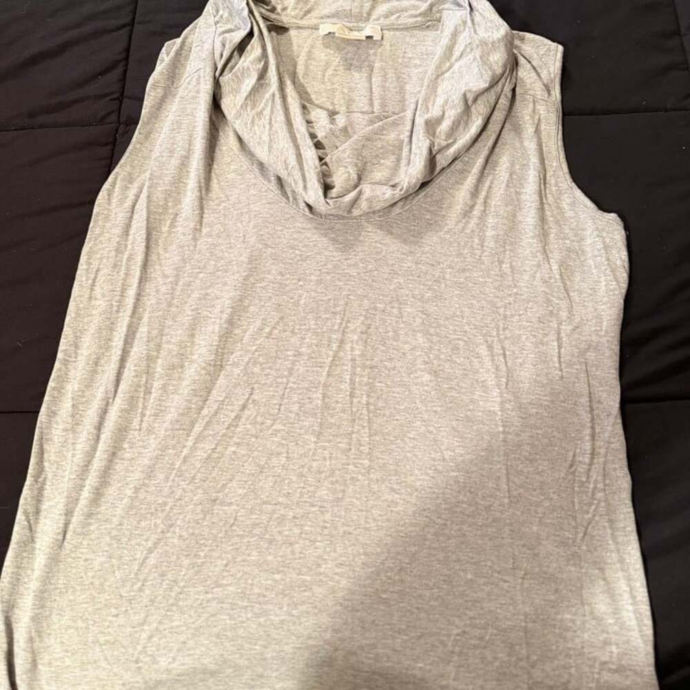 Michael Kors Knit Cowl Neck Sleeveless Top